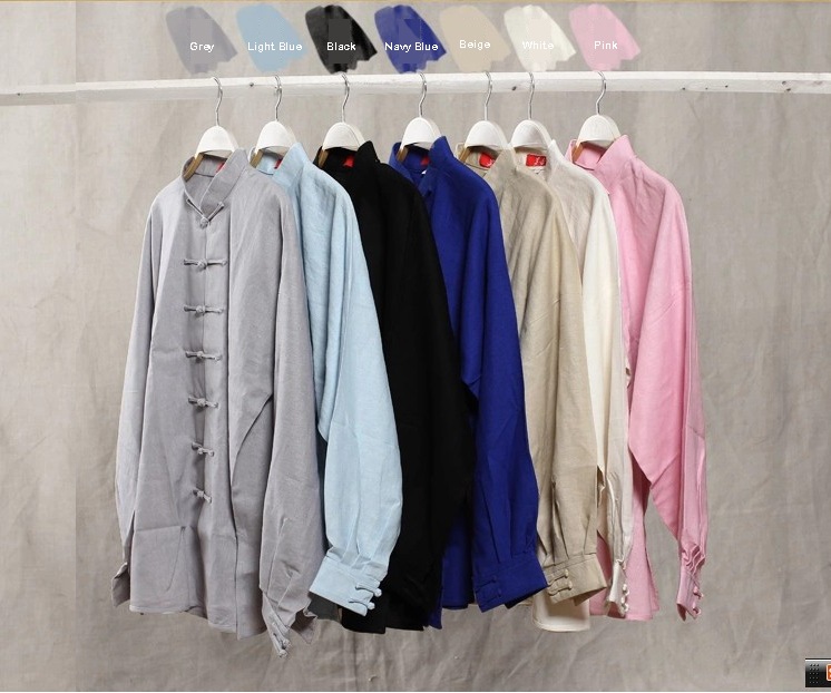 Tai Chi Clothing Long-sleeve Casual Style Linen Suit